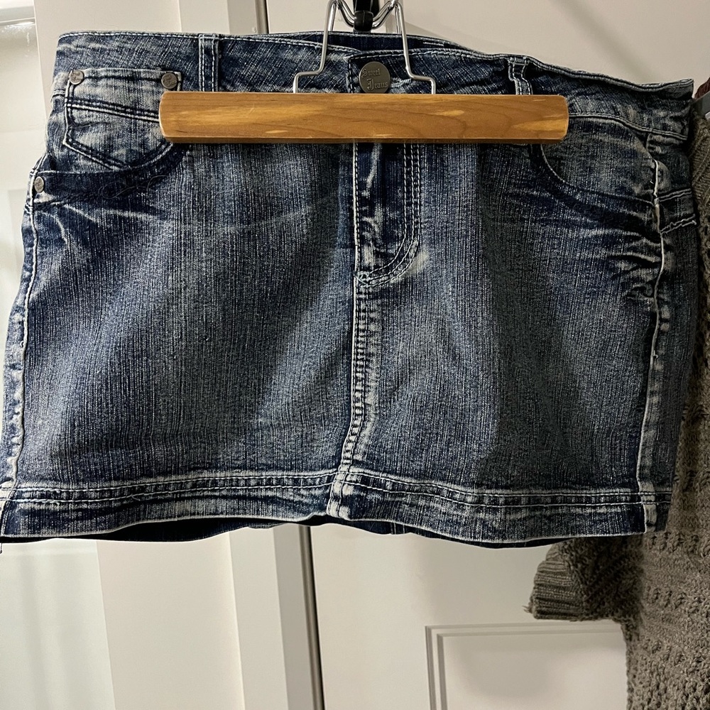 Jeans miniskirt, SIZE 11